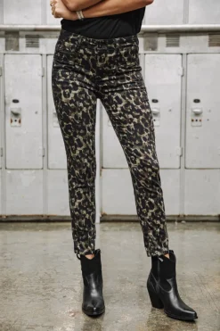 Alexa High Waist Cropped Marsh