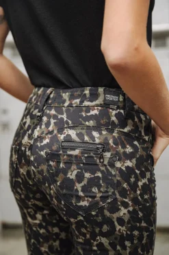 Alexa High Waist Cropped Marsh