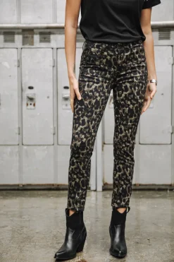 Alexa High Waist Cropped Marsh